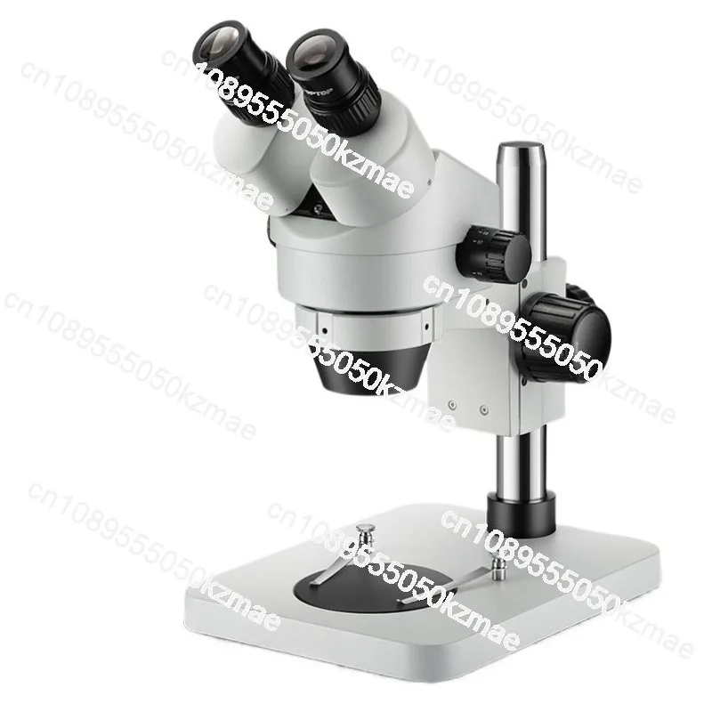 

SZM45 Series 7X-45X Continuous Zoom Stereo Microscope, Trinocular & Binocular Head for PCB Inspection Coin Collection Soldering