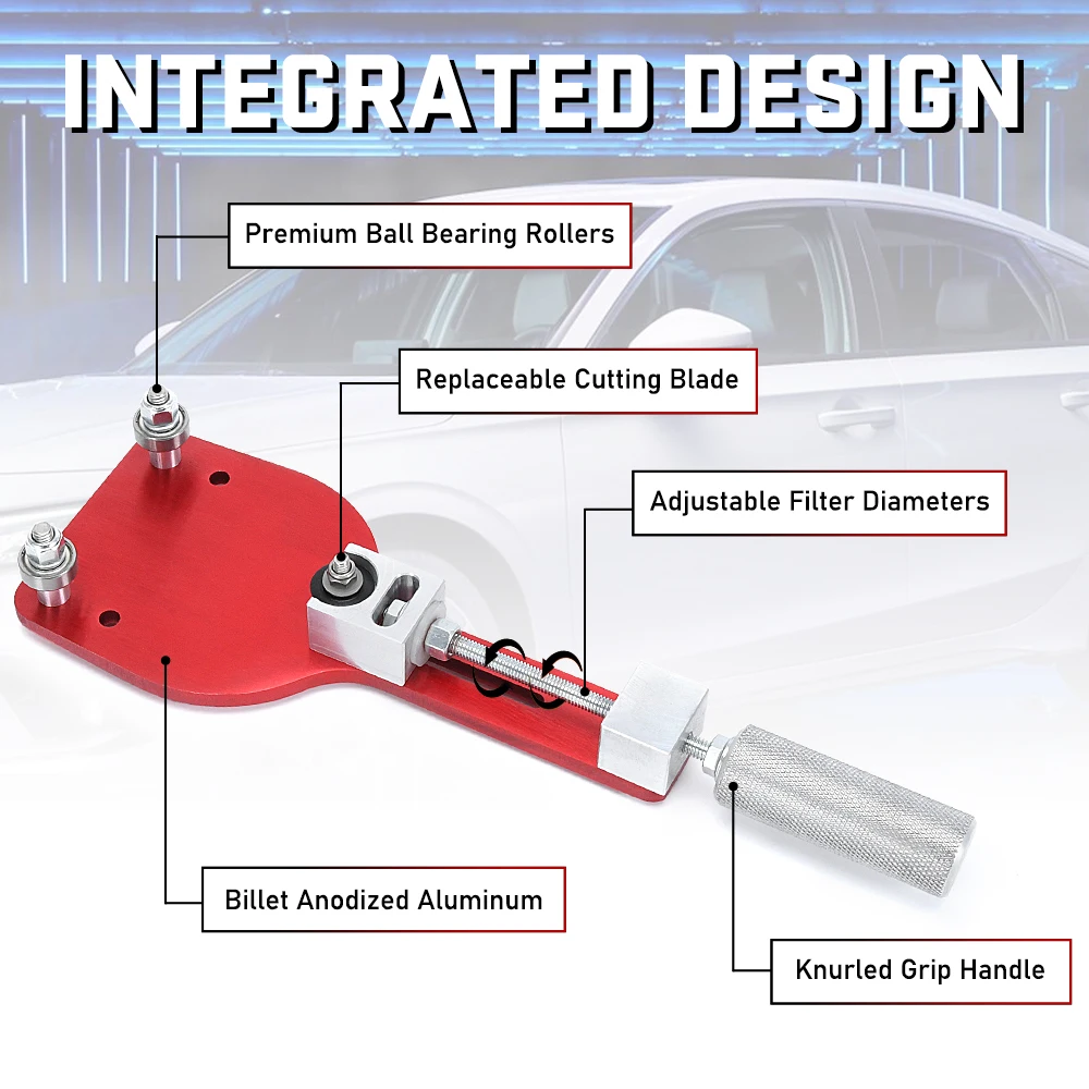 High Quality Oil Filter Cutter Tool 77750 Aluminum alloy Cutting Auto Accessories Filter Cutting Range 2-3/8\