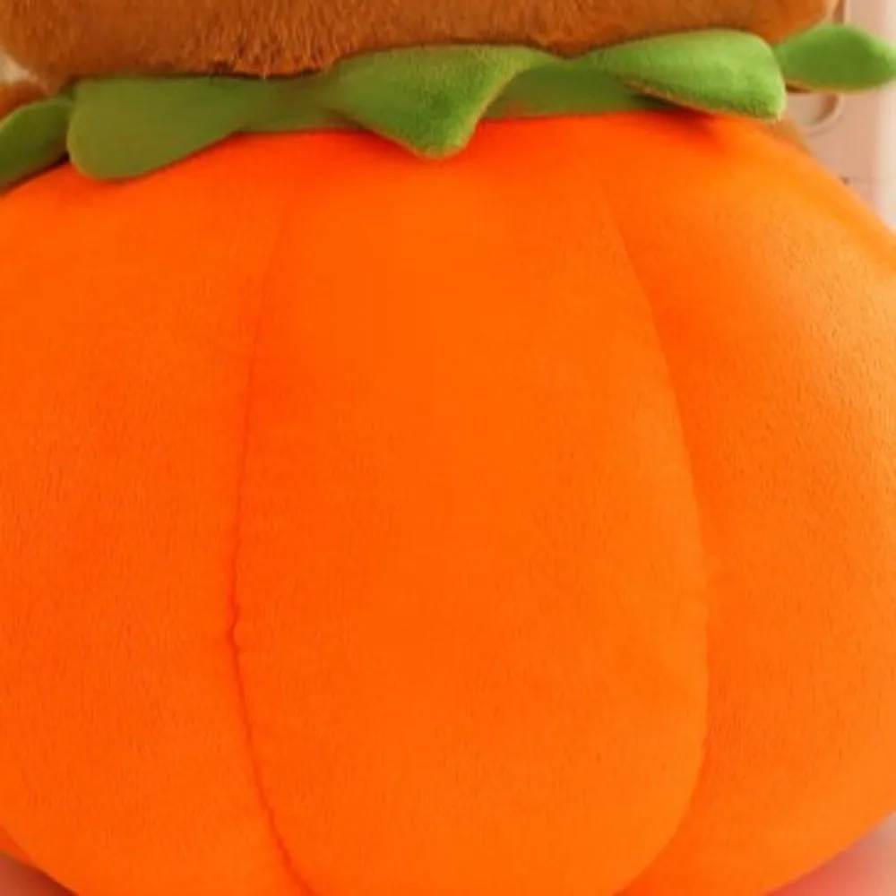 หมอนหนุนรูปคาปิบาร่าการ์ตูน แต่งตัวเป็นฟักทอง สำหรับฮาโลวีน น่ารัก นุ่มฟู ทำจากใยฝ้าย PP เหมาะสำหรับเด็ก