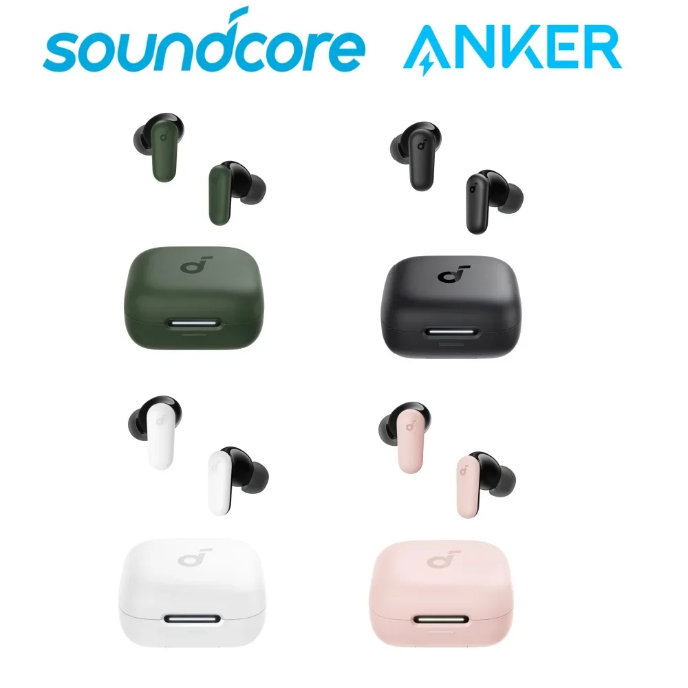 Soundcore P30i by Anker Noise Cancelling Earbuds, Strong and Smart Noise Cancelling Powerful Bass, 45H Playtime, 2-in-1 A3959