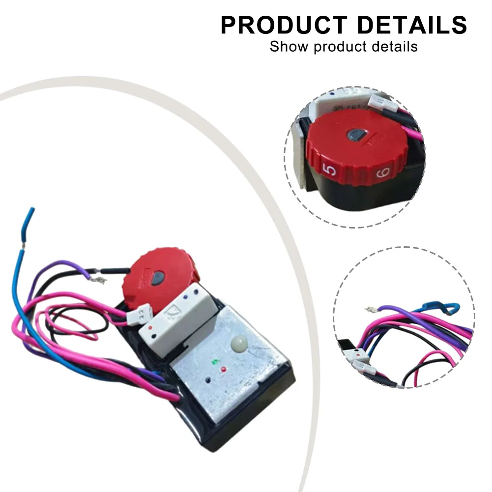 Controlador de Velocidade Preto para RP2300FCX RP2301FC, Unidade de Controle Eletrônico de Precisão para Router com RPM Variável