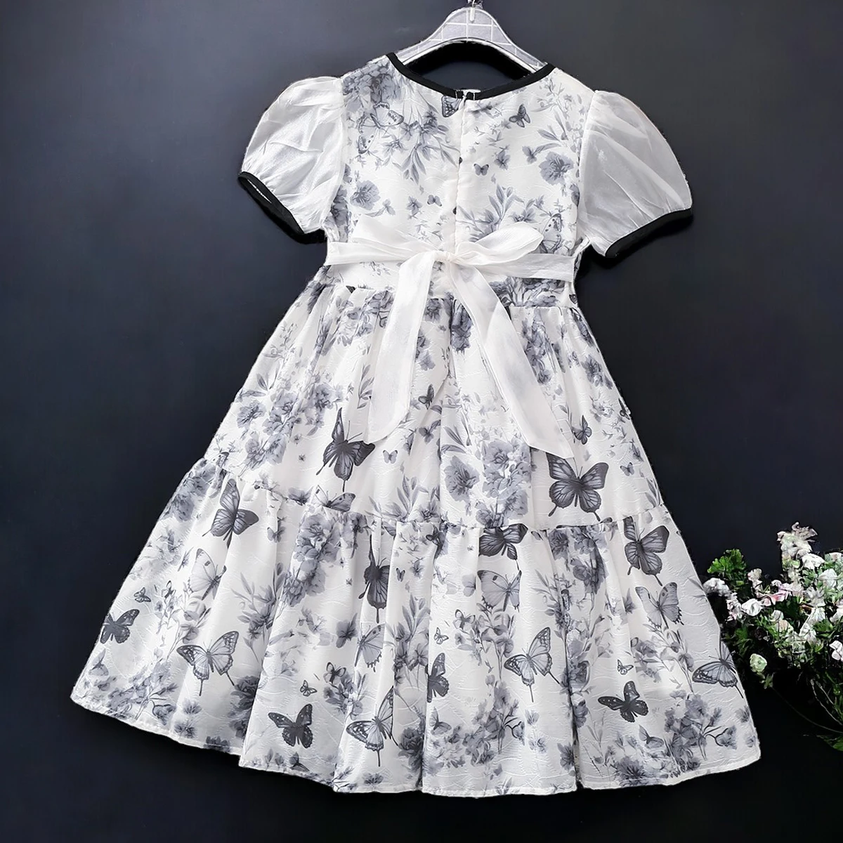 Summer Kids Clothes Chiffon Party Dress for Girls Long Dress Prom Princess Outfits Children Teenagers Vestidos 4 6 8 10 12 Years