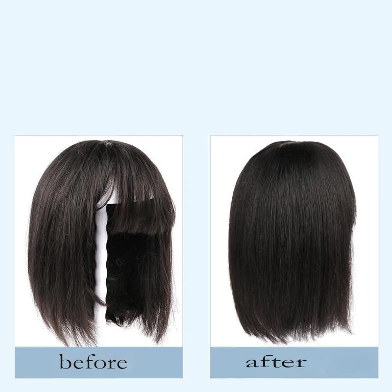 150 مل محلول مغذي للشعر المستعار لإصلاح الشعر الجاف والتالف ومضاد للتجعيد، رذاذ شعر حقيقي ناعم للعناية بالشعر المستعار