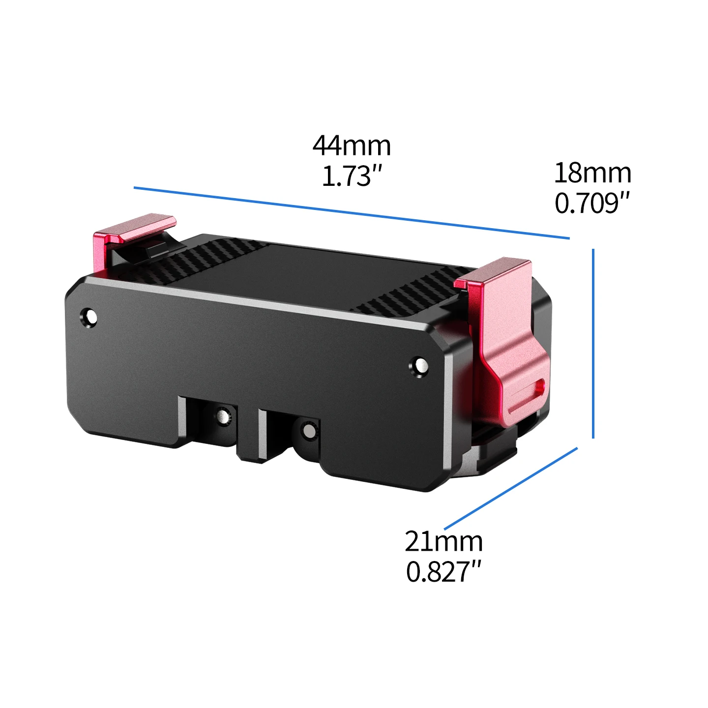 Magnetische Schnellverschluss-Klapphalterung mit zwei Klauen/1-Zoll-Kugelkopfadapterhalterung für DJI Osmo Action 6/Osmo Nano Kamera-Zubehör – Detail 14