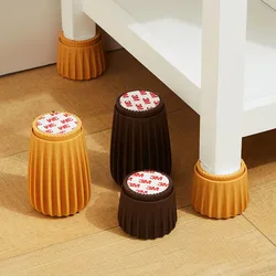 Oval Table Leg Raiser Rubber Table Leg Raising Pad Adjustable Height Furnishing Foot Pad Household Bed Sofa Height Increaser