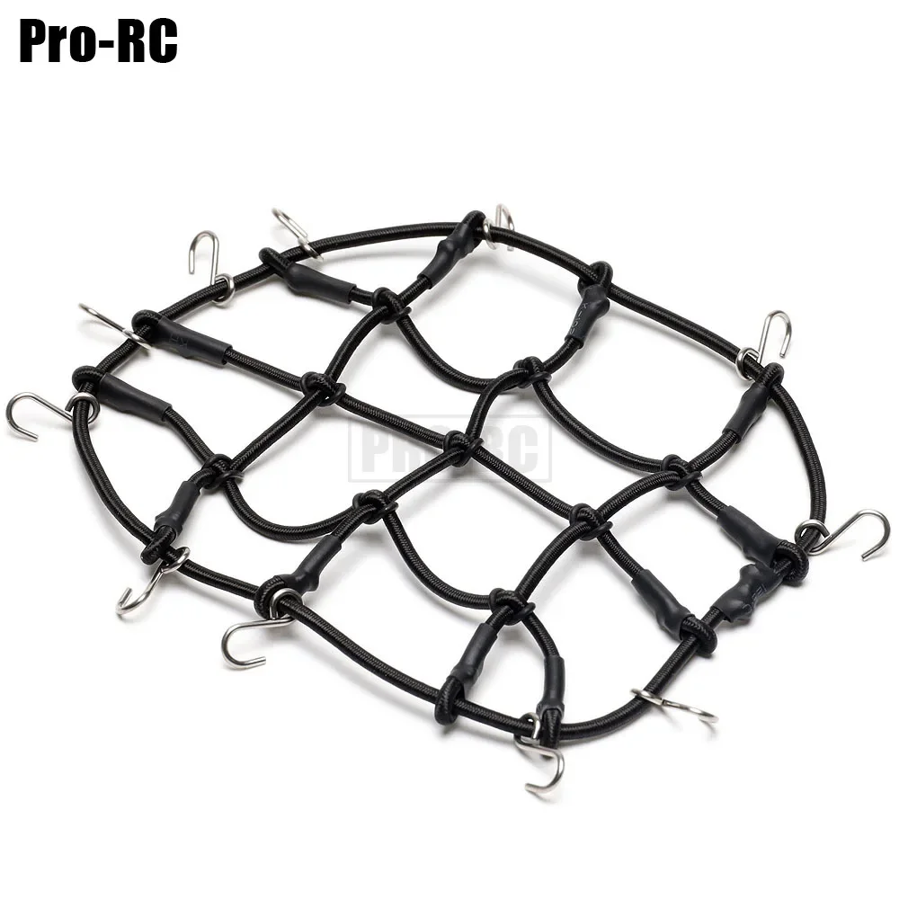 1Pcs 138*115mm Elastic Luggage Net Black for RC Rock Crawler Car 1/10 AXIAL SCX10 MN99S D90 Accessories