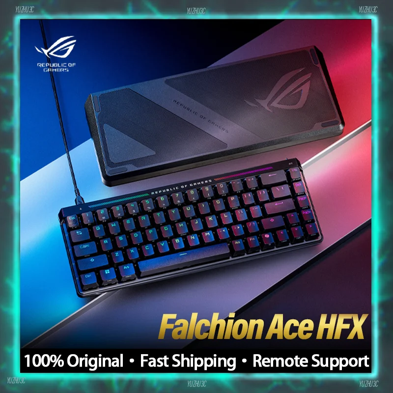 

ROG Falchion Ace HFX Gaming Keyboard 0.1mm Rapid Trigger 8000Hz Polling Rate ROG HFX Hall Effect Switch 0.125MS Low Latency SOCD