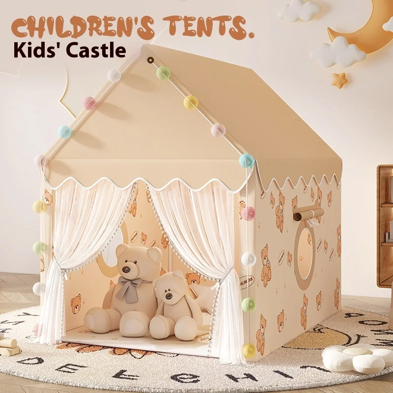 Indoor Children's Tent Playhouse - Secret Base for Boys and Girls, Tunnel Crawling Tube with Sleeping Area