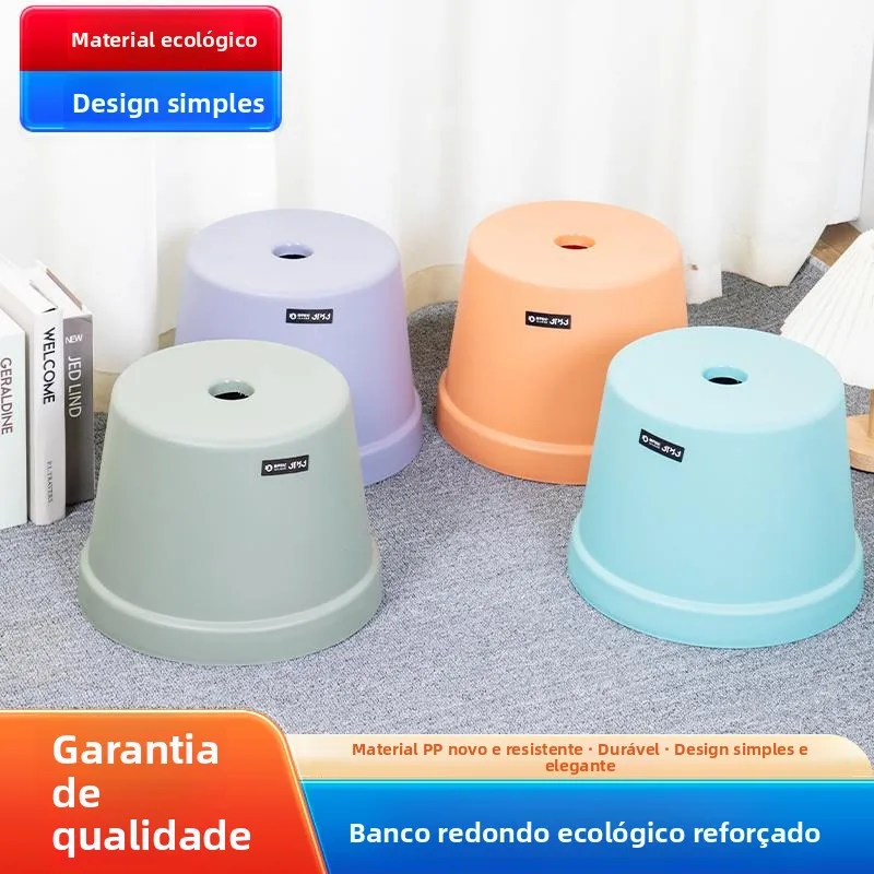 thickened-plastic-low-stool-bathroom-living-room-non-slip-small-board-stool-kindergarten-children's-stool-home-use-modern-sim