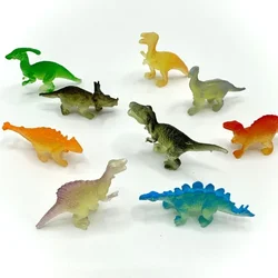 Mini Luminous Dinosaurs Children's Educational Toys Small Simulation Animal Figure Birthday Gifts for Boys and Girls Toys
