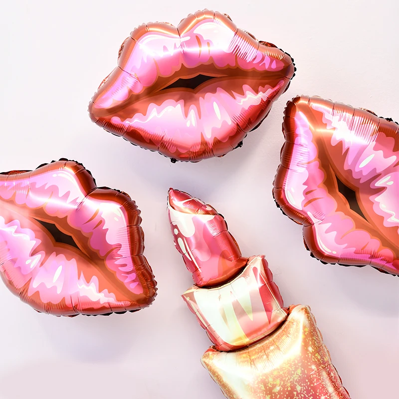 الحب رسالة احباط بالون أحمر الشفاه الأحمر الشفاه احباط بالون الذكرى الزفاف عيد الحب حفلة عيد ميلاد الديكور كرة الزفاف