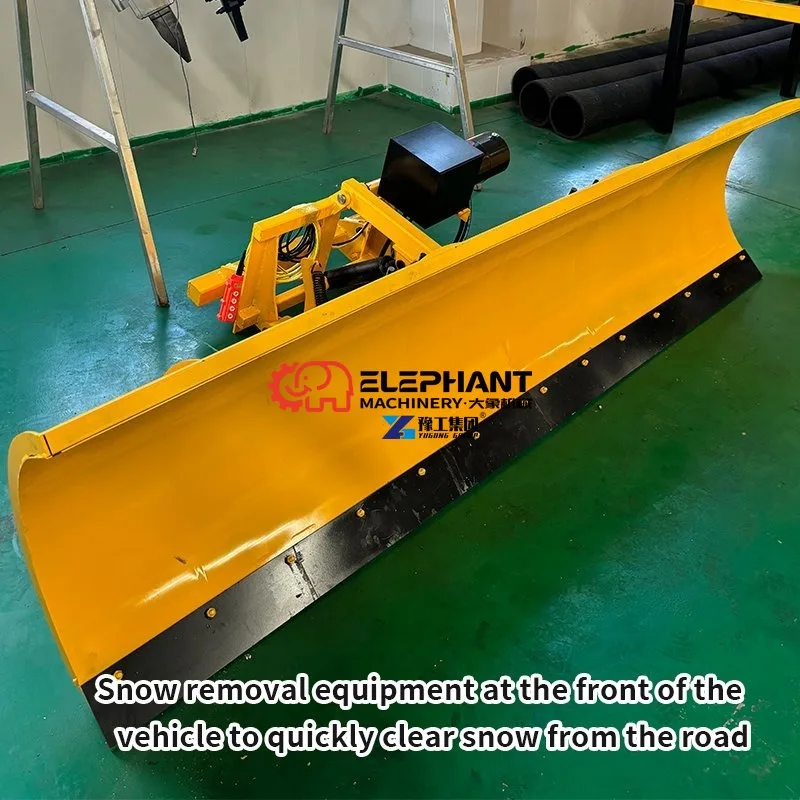 Snow Plow with Maximum 30cm Snow Removal Thickness Heavy Duty Equipment for Municipal Roads Winter Snow Clearing and Maintenance