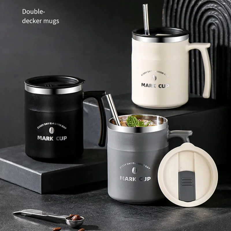 

480ml Stainless Steel Coffee Cup Portable Insulation Cup Thermal Mug Office Termica Cafe Copo Travel Car Insulated Bottl