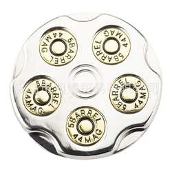 Alloy Left Wheel Belt Buckle Bullet Bottom Pattern