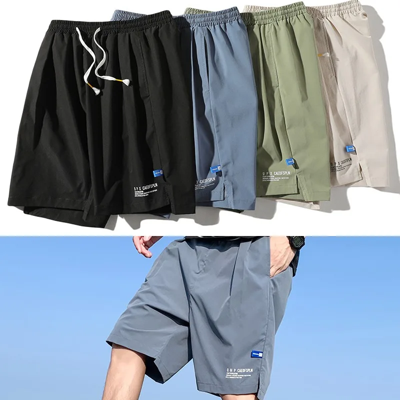 

2024 Men's clothing M-4XL Loose Shorts Capris Breathable Casual Sports Pants