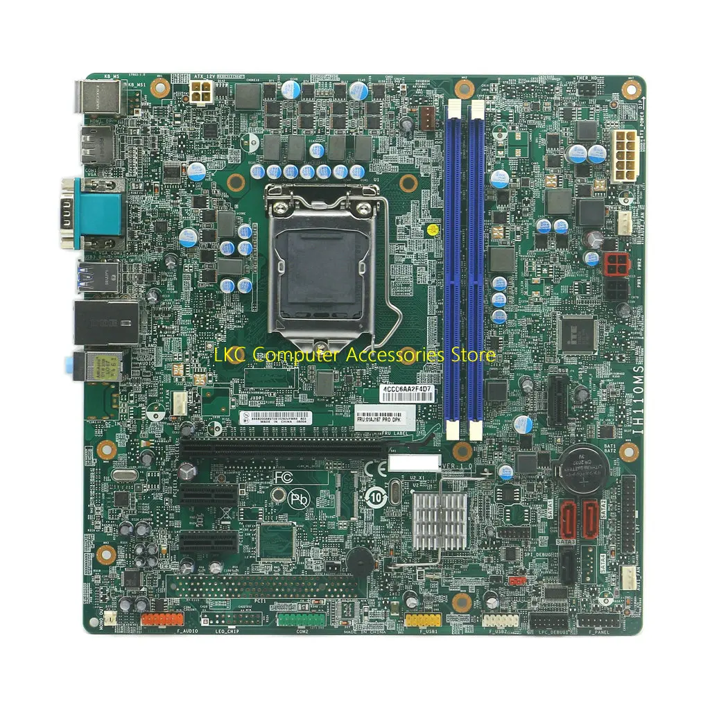 

For Lenovo ThinkCentre E74S M4600 M4900C M4650 M4200f Motherboard 01AJ167 IH110MS Mainboard LGA1151 H110 DDR4 100% Tested