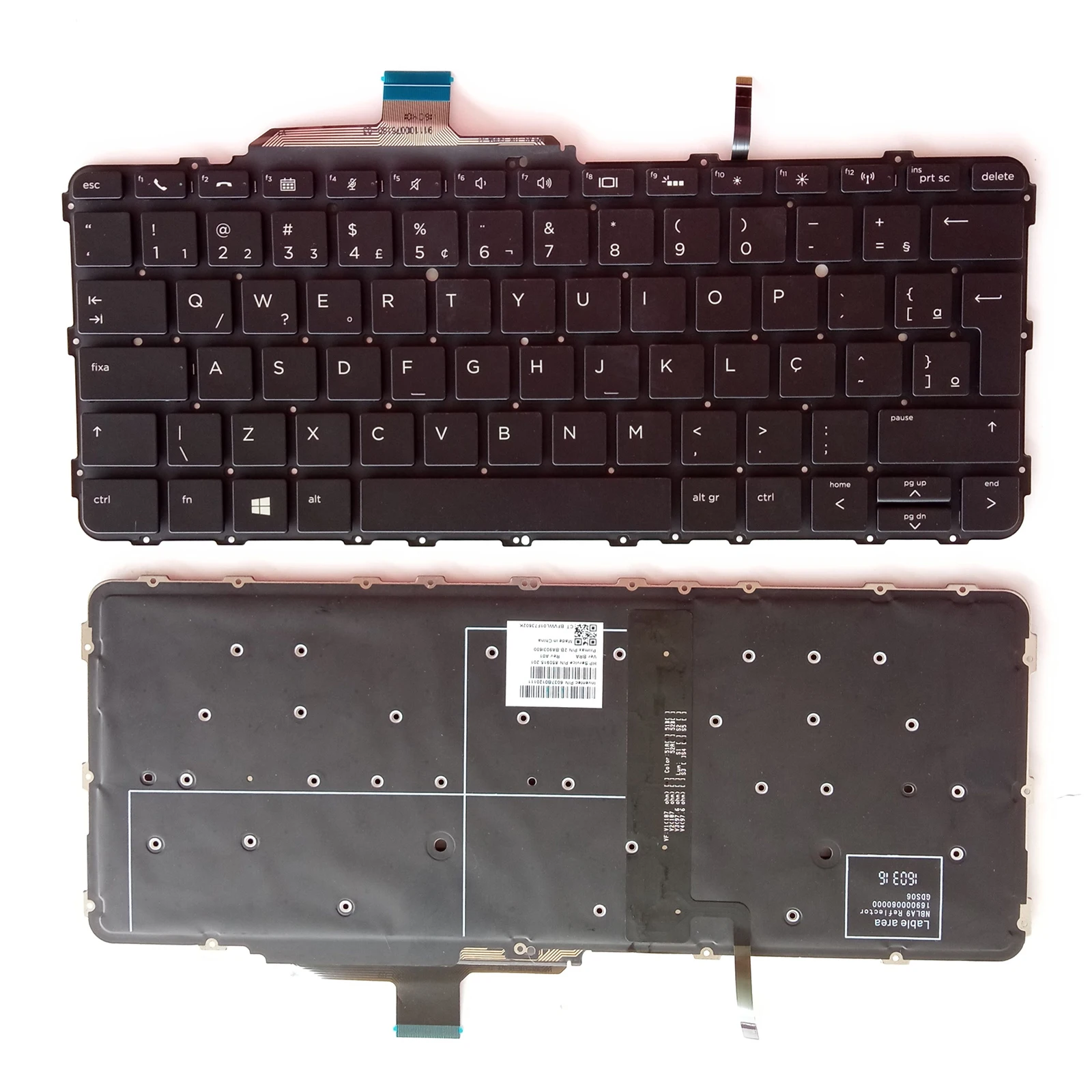 

Quality higher laptop keyboard for HP EliteBook Folio G1 Notebook 850915-091 BR Backlight Keyboard