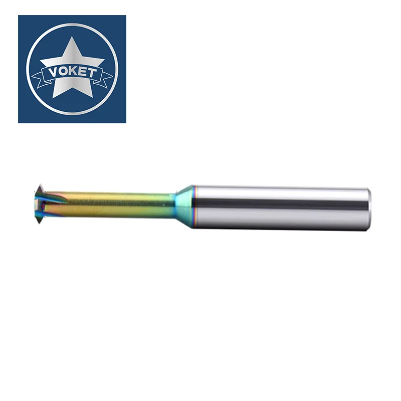

VOKET CNC Machine Solid Carbide Single Tooth Thread Milling M1 M1.6 M2 M3 M4 M5 M6 M8 M10 M12 M14 mill mills Cutter