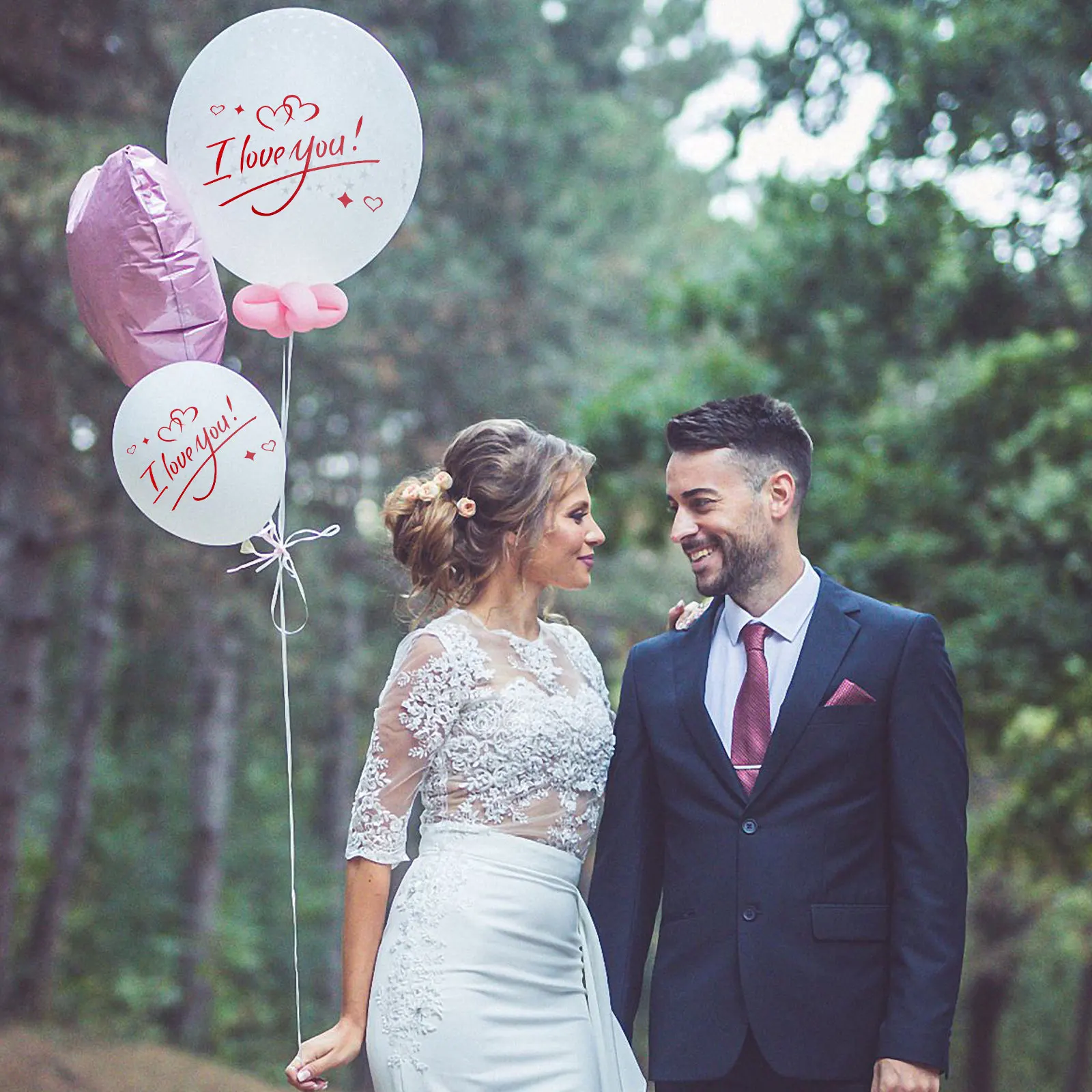 

5 Pcs Pop Ball Sticker Wedding Decor Decorative Decals Balloon Paster Supply Window