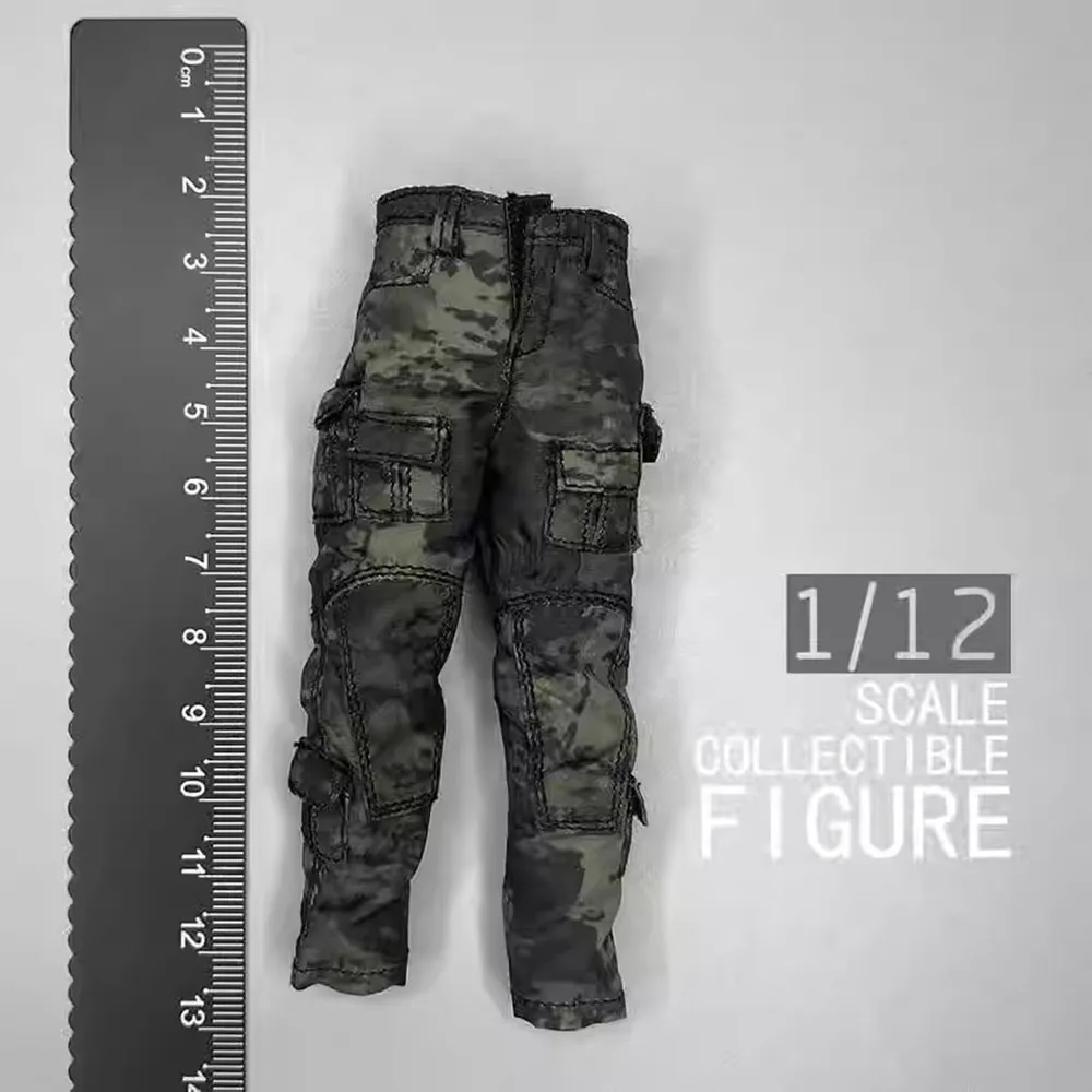 

1/12th HASUKI SA01 Solider Doll Black Pant Mini Toys Model For 6" Action Figure Scene Component DIY