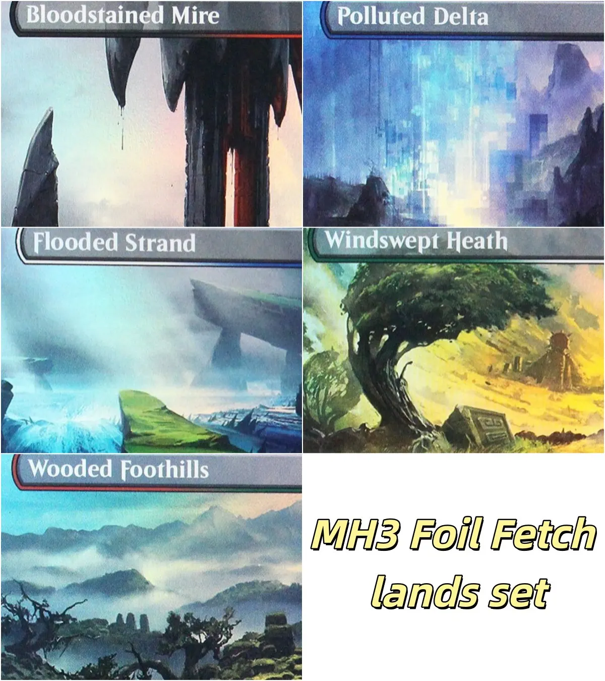 MH3 Foil Fetch Lands set 