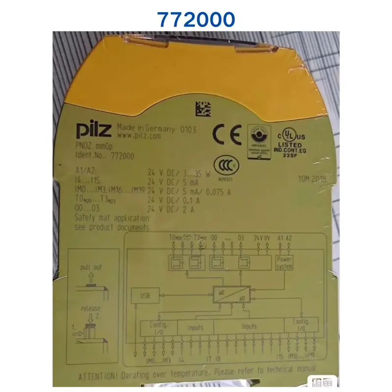 Unopened  PILZ relay  PNOZ mm0p   772000