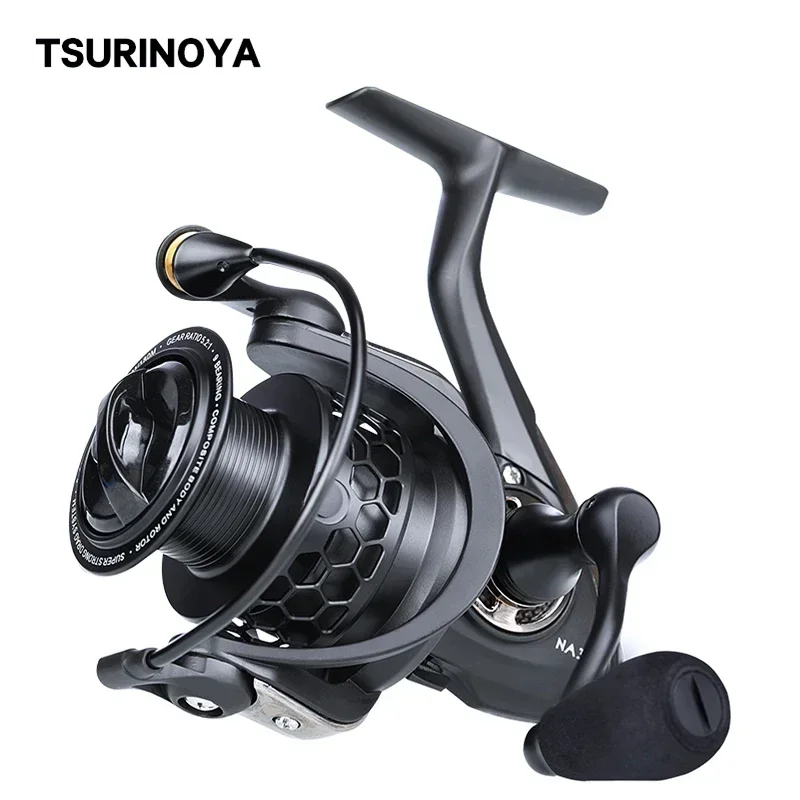 TSURINOYA Long Casting Spinning Fishing Reel NA 2000 3000 4000 5000 12kg Max Drag 5.2:1 Free Shipping Pike Bass Carp Reel Tackle