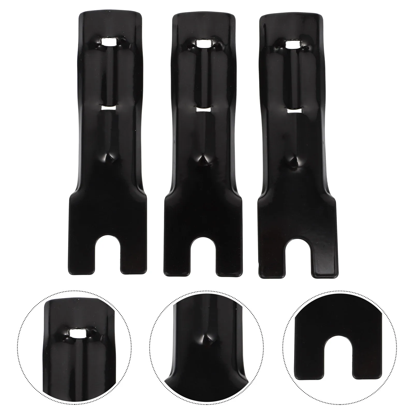 

3Pcs Bike Accessories L Shaped Flag Mounting Brackets Safety Flag Holders for Riding Equipment Iron Strong Rust Proof