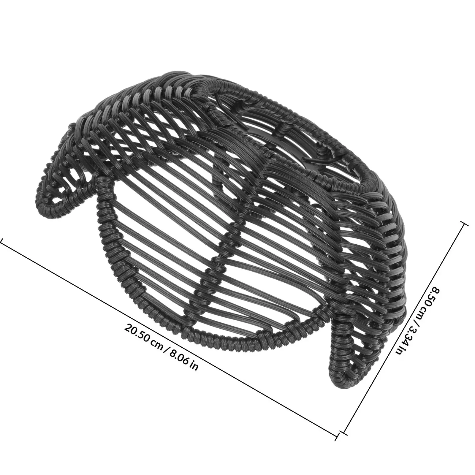 Vintage Lotus Shape Lamp Shade Woven Imitation Rattan Pendant Lampshade for Living Room Bedroom Cafe Farmhouse Restaurant