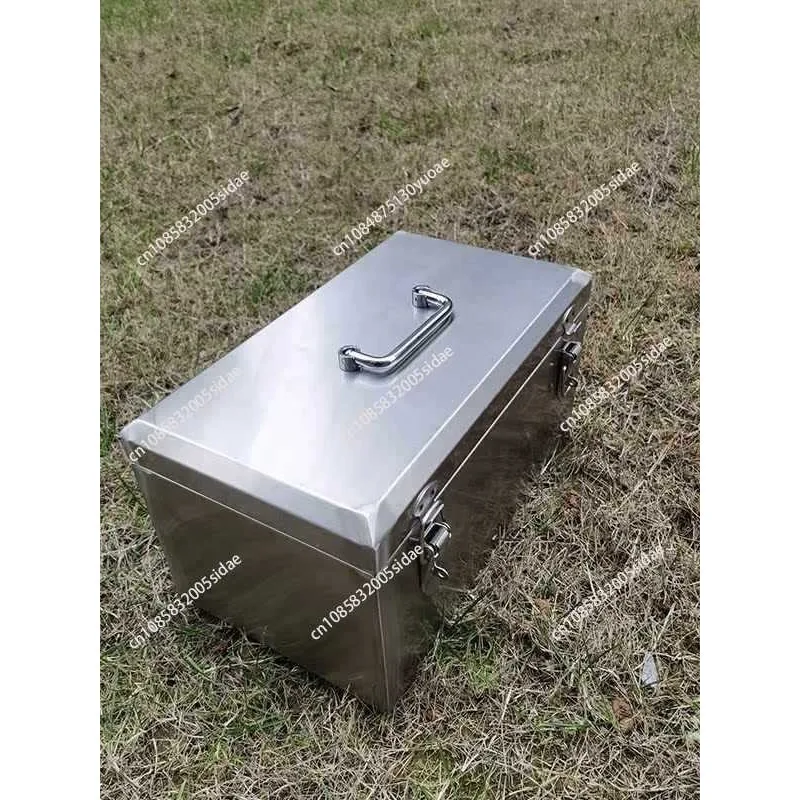 Stainless Steel Hardware Tool Box Industrial Grade Portable Customized Storage Box for Auto Repair and Home Use
