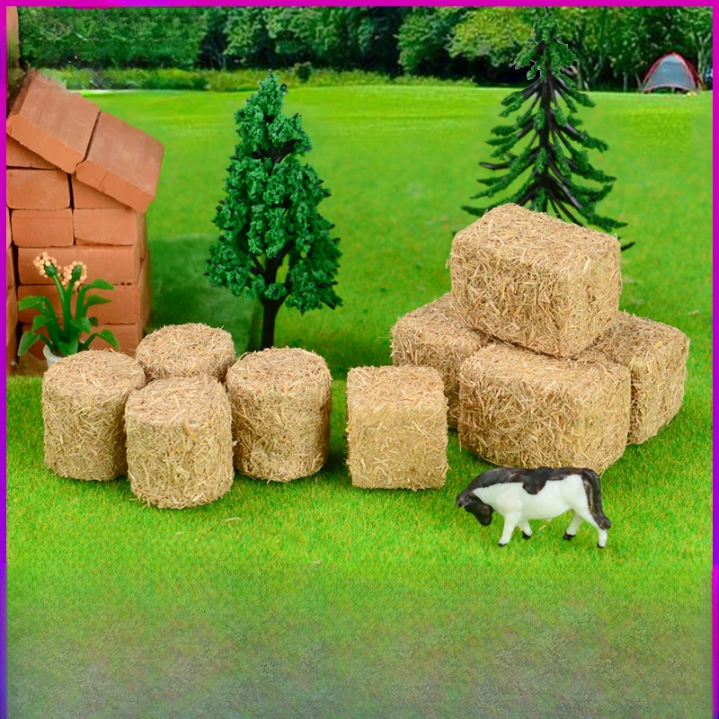 Sand Table Building Model Material Miniature Landscape DIY Handmade Simulation Haystacks Dry Rice Straw Decoration