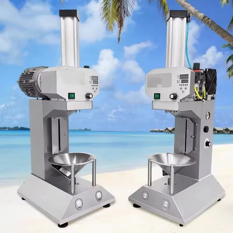 Abridor de coco comercial, perforador Manual, abridor de coco verde con pelado y cortar cuchillo de coco