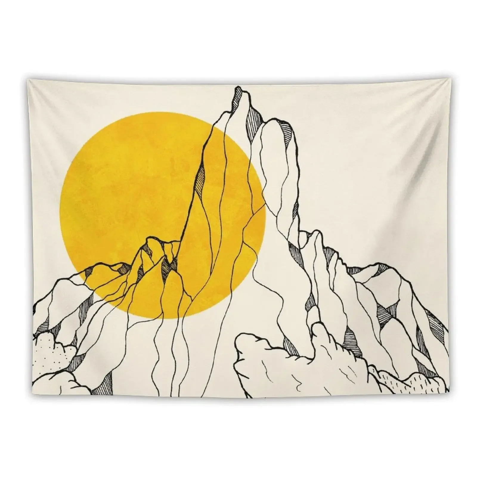 

The peak and the waves Tapestry Art Mural Luxury Living Room Decoration Cute Decor Decor For Room Tapestry