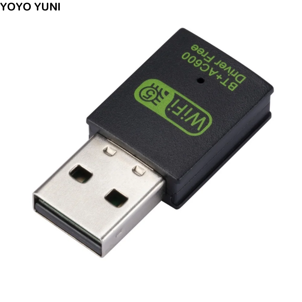 

Wifi Network Adapter BT+AC600 WLAN Dongle WiFi Receiver 600M WLAN Dongle Wireless Dual Band WiFi Receiver