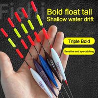Three-mesh Fishing Float Highly Sensitive Shallow Water Ultra-Short Fish Float Eye-catching Float Outdoor Fishing Accessories