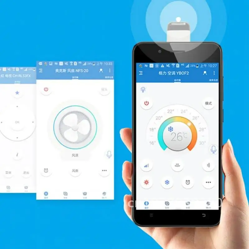 Micro USB Type-C Smart App remote control Mobile infrared transmitter Android mobile phone learning OTG smart remote control