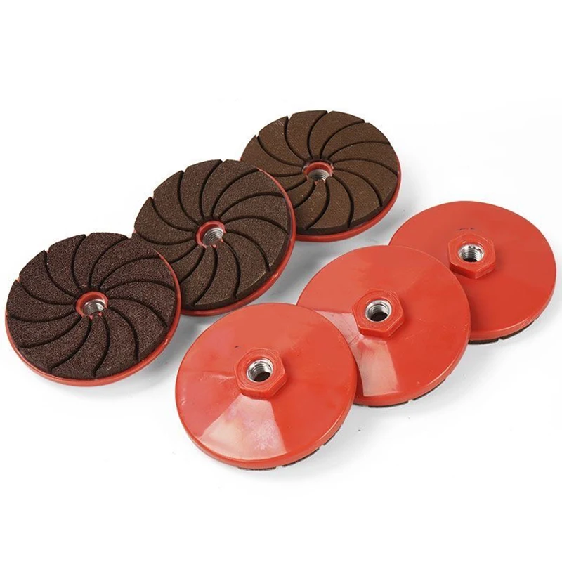 

3" 80mm Integrated Polishing Pad Ceramic Tile Edge Trimming Grinding Wheel Marble Stone Cement Metal Angle Grinder Grinding Disc