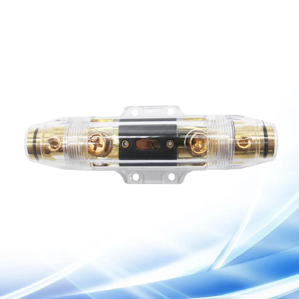 

100a Fuse Holder Auto Stereo Circuit Breaker Professional Speaker Protection White for Car Rv Boat Electrical Audio Repair