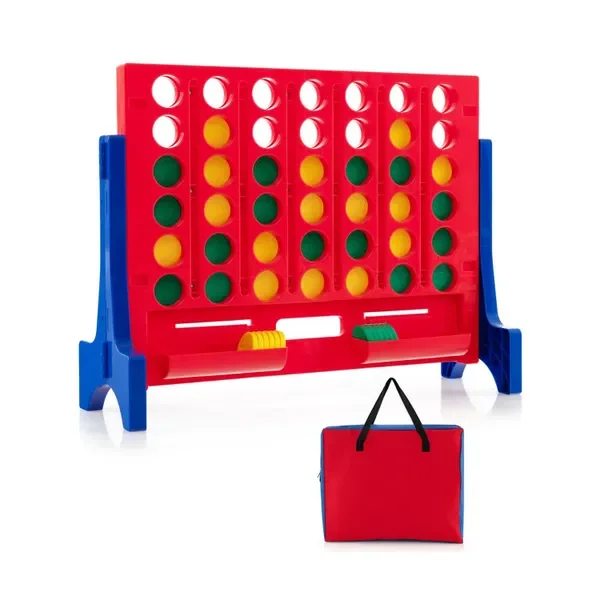 

Jumbo 4-to-Score Connect Game with Bag and 42 Coins