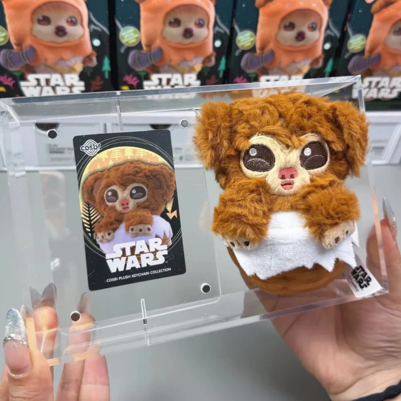 ホットトイズ-ホットセール-スターウォーズ-イウォークス-コスビ-キーホルダー-シリーズ2-ブラインドボックス-ドール-バックパックキーホルダー-デコレーションドール-コレクタブルトイ-ギフト