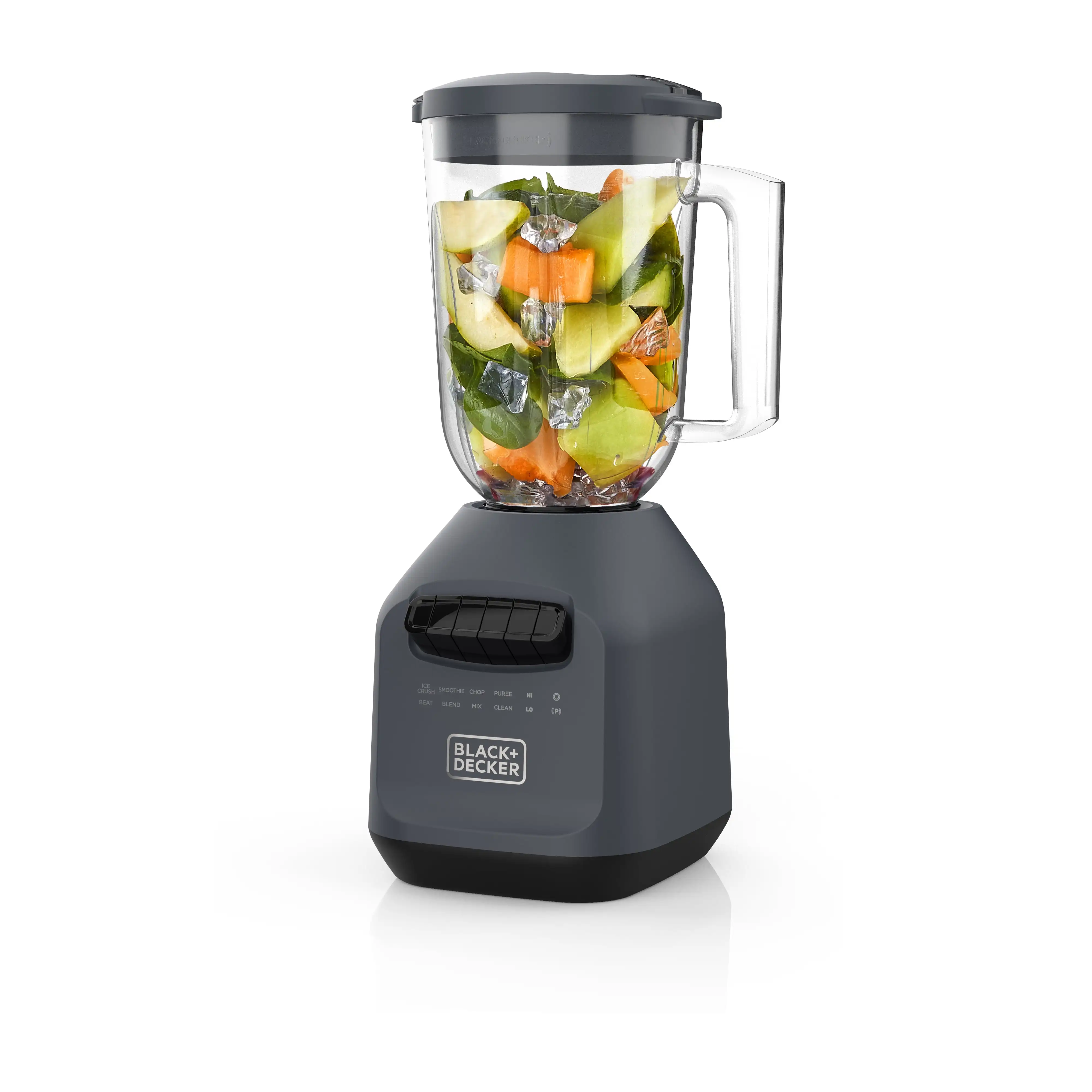 

Ice Crush Blender with 56 oz Jar 750W Motor 6-Tip Blade 8 Speeds and Pulse Function