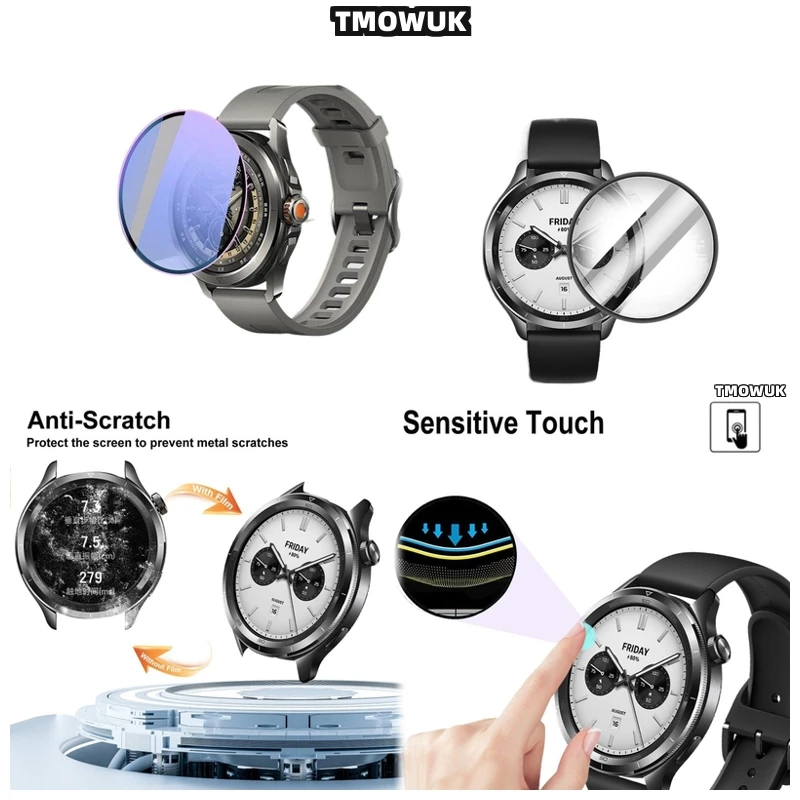 

For Xiaomi Watch S4 41mm, Crystal Clear Protective Film Ensures Scratch Resistance