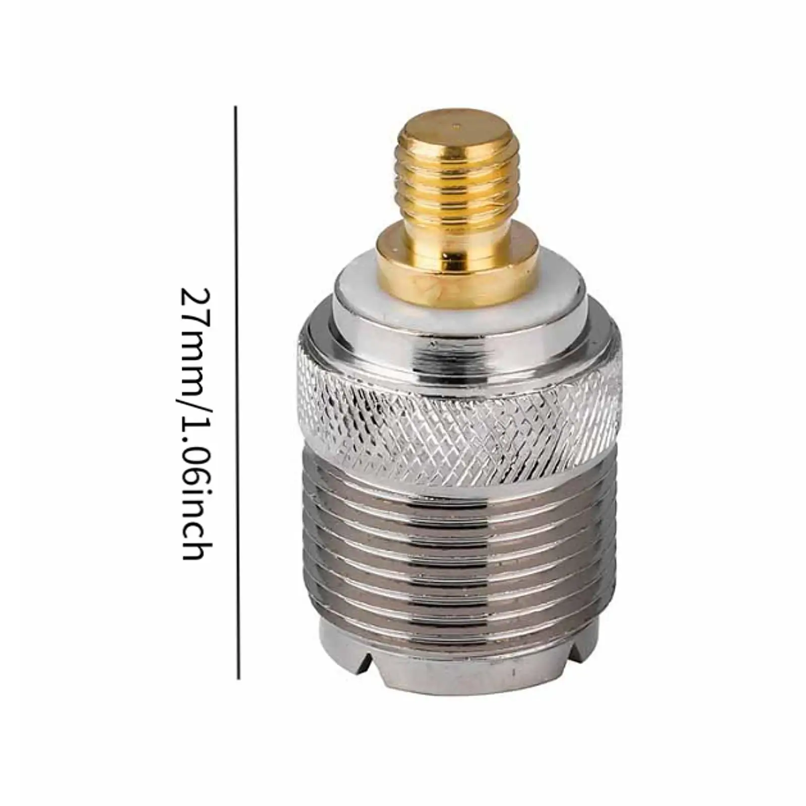 SMA to UHF Coaxial Adapter Auto Modification Reliable SO239 to M6 Adapter