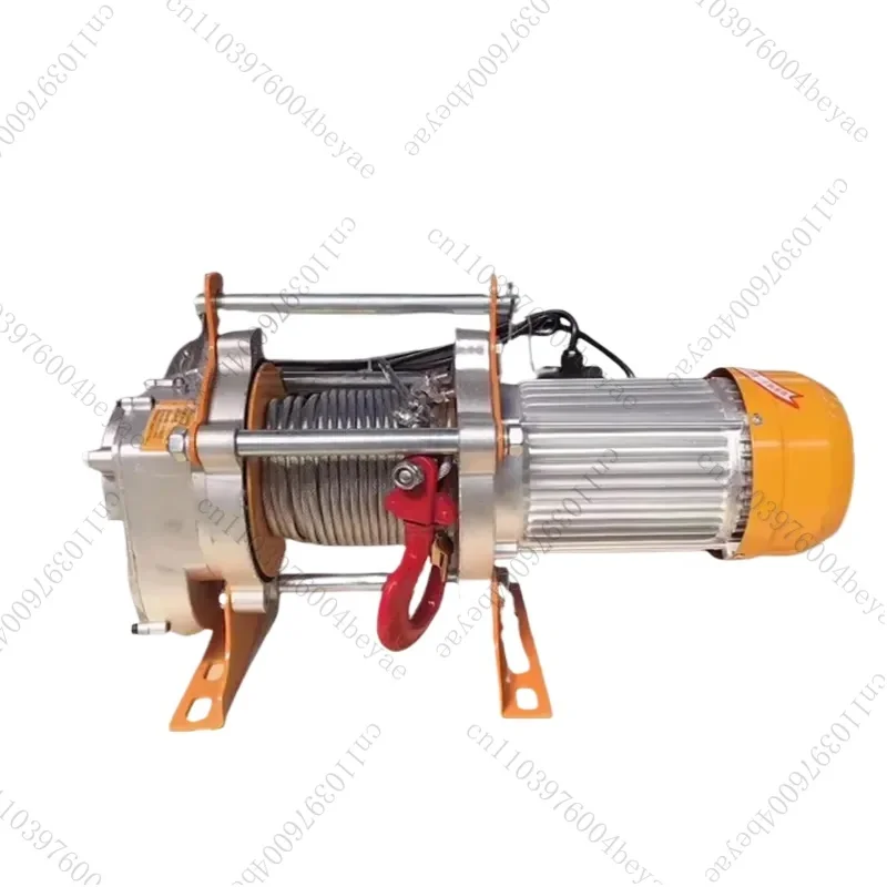 Multifunctional 300 600 800 kg/1 ton/1.5 tons/2 tons Wire rope crane winch three-phase warehouse use