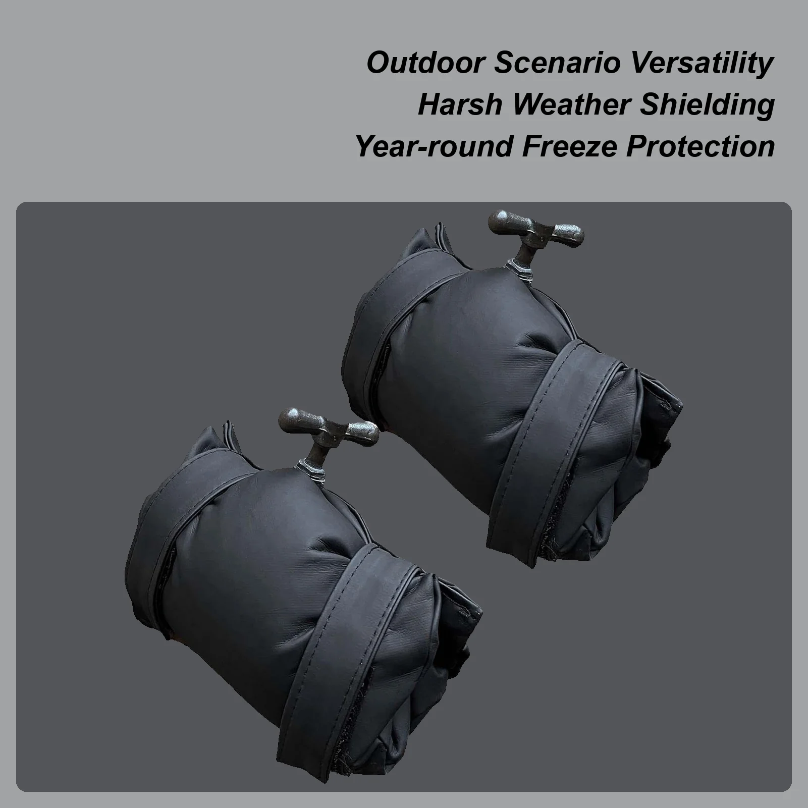 

Outdoor Faucet Covers For Winter 2 Pieces Faucet Freeze Cover Frost Proof Spigot Protector For Winter Outdoor Home Garden Yard