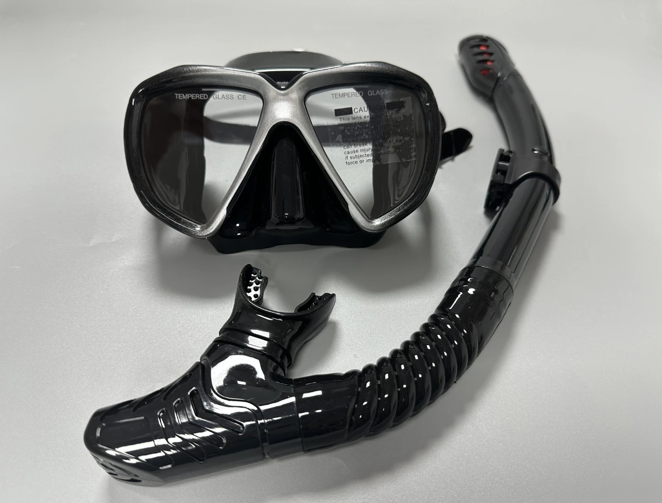 QYQ Professionelle Tauchmasken Schnorchelset Erwachsene Silikonrock Brille Brille Tauchmaske – Detail 5