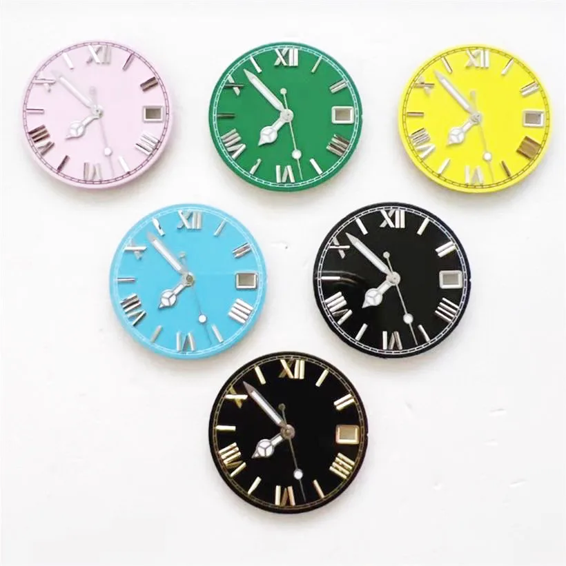 enamel-285mm-watch-dial-with-roman-numerals-and-hands-suitable-for-nh35-nh36-4r35-4r36-movements-watch-accessories