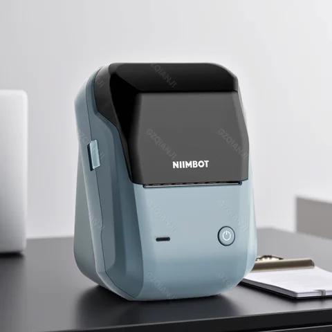 NIIMBOT B1 Portable Thermal Printer With Tapes 2 Inch Adhesive Label Machine Mini Bluetooth Sticker Maker Waterproof Labels Roll