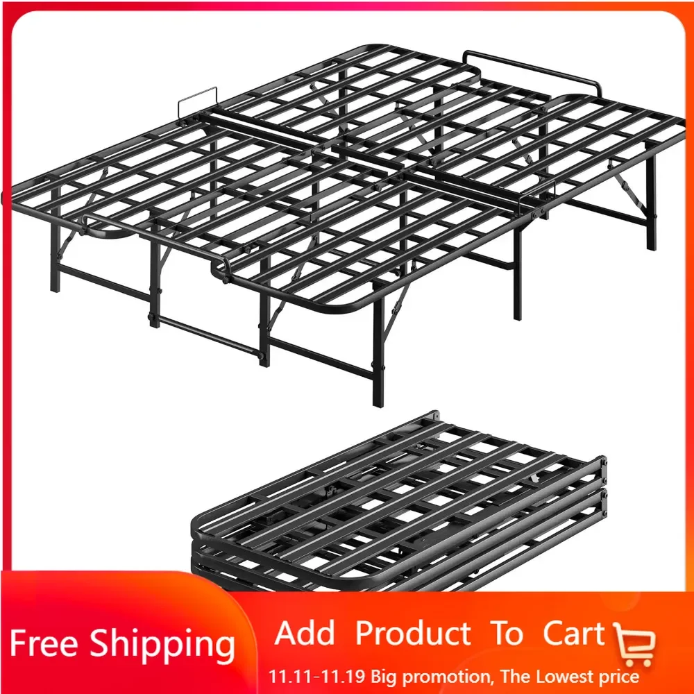 Queen Foldable Bed Frame, 14.2