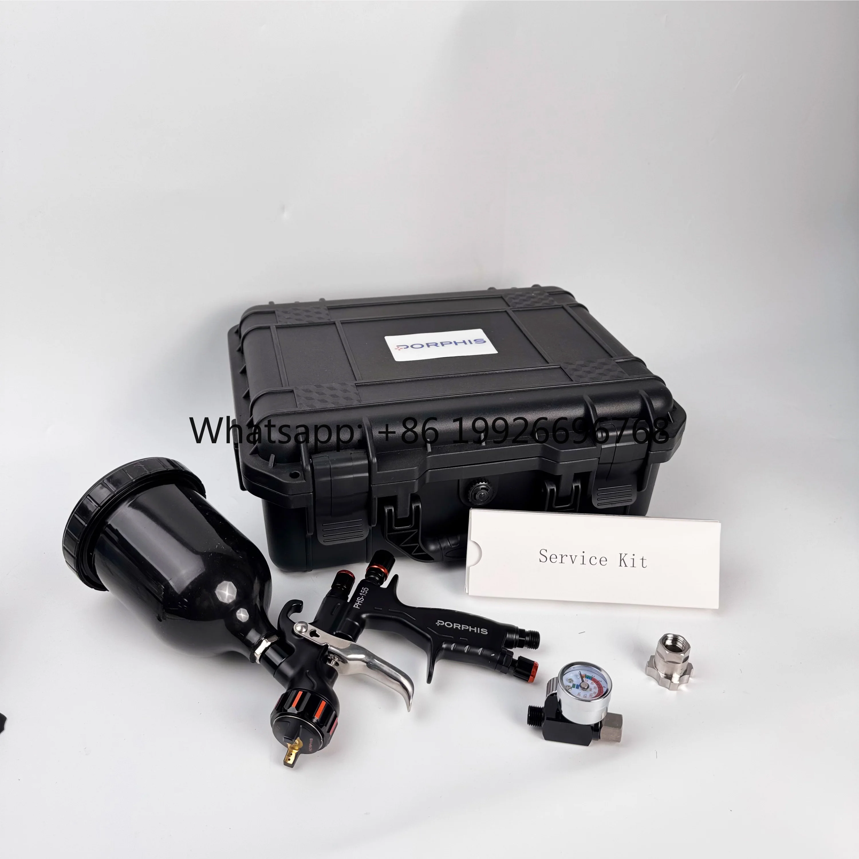 

Пневматический краскопульт PHS-155C с верхней подачей для нанесения автомобильной краски, покрытия кузова и гладкой отделки